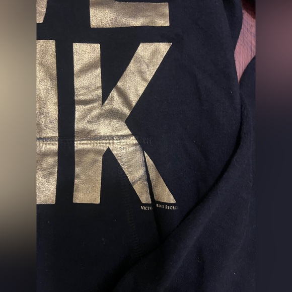 PINK Victoria's Secret 86 leopard bling hoodie / Sweatpants vintage outfit S - Picture 11 of 15